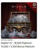 Diablo IV: 500-18500 Платины PS4/PS5 TR
