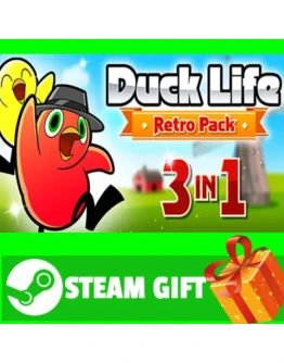 ВСЕ СТРАНЫ+РОССИЯ Duck Life: Retro Pack STEAM GIFT