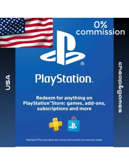 Карты пополнения PlayStation USA PS US Лучшая