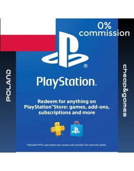 Карты пополнения PlayStation Польша Poland PLN Карты пополнения PlayStation Польша Poland PLN