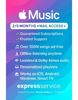 APPLE MUSIC 2/3/4 МЕСЯЦА ЧАСТНЫЕ АККАУНТЫ