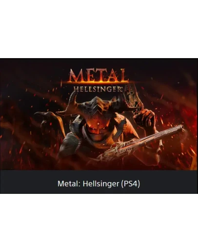Metal: Hellsinger PS4/PS5 ТУРЦИЯ