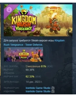 Kingdom Rush Vengeance - Hammerhold Campaign STEAM РФ Kingdom Rush Vengeance - Hammerhold Campaign STEAM РФ