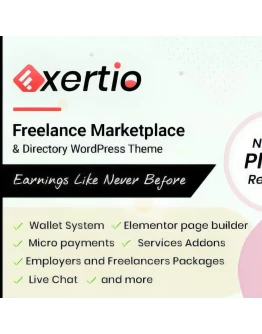 Exertio 1.2.7 - Русификация премиум темы