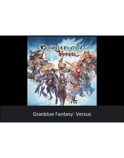 Granblue Fantasy: Versus PS4/PS5 ТУРЦИЯ