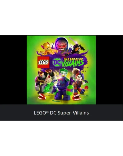 LEGO DC Super-Villains PS4/PS5 ТУРЦИЯ