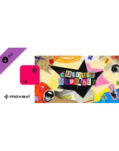 Movavi Video Suite 2024 - Cutout Alphabet Pack DLC