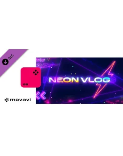Movavi Video Suite 2024 - Neon Vlog Pack DLC