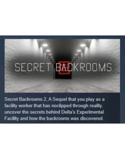 Secret Backrooms 2 АВТОДОСТАВКА STEAM GIFT РОССИЯ