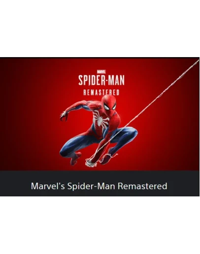 Marvel's Spider-Man Remastered PS5/ПС5 ТR
