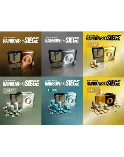 КРЕДИТЫRAINBOW SIX SIEGE 600-32000XBOX