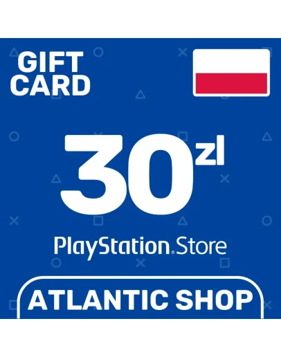 Карта Пополнения PSN 30 Злотых (PLN) Польша