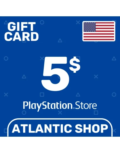 Карта Пополнения PSN 5 (USD) США