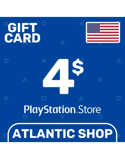 Карта Пополнения PSN 4 (USD) США