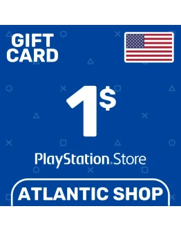 Карта Пополнения PSN 1 (USD) США