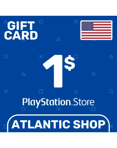 Карта Пополнения PSN 1 (USD) США