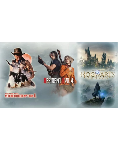 Resident Evil 4 (2023) +RDR 2 + Hogwars Legacy Resident Evil 4 (2023) +RDR 2 + Hogwars Legacy