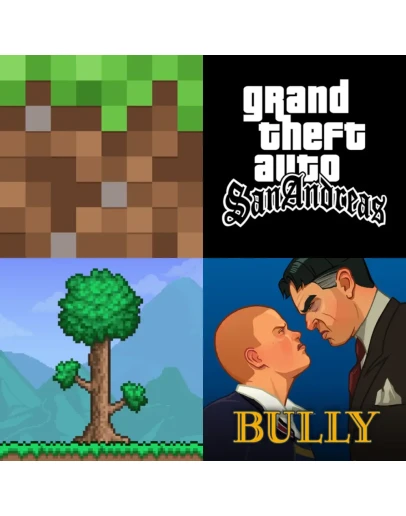 Minecraft Terraria GTA SA Bully iPhone ios AppStore Minecraft Terraria GTA SA Bully iPhone ios AppStore