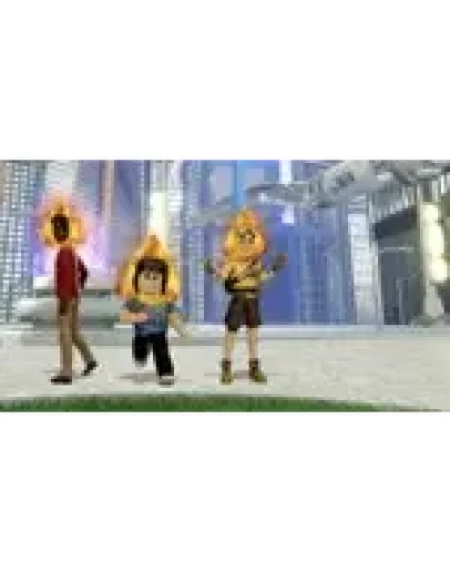 KEYRoblox Flaming Hot Chip Head