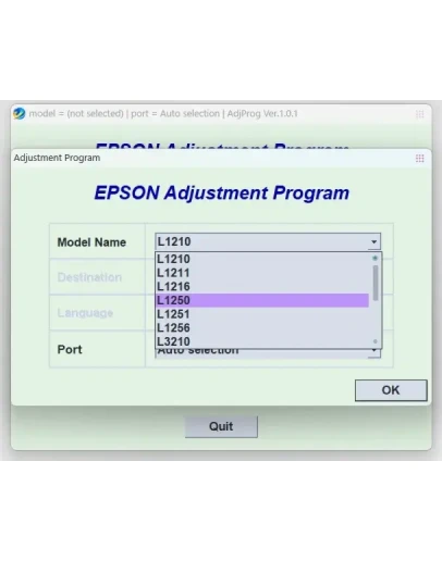 EPSON Adjustment Program Reset Pack - L12**_L32**_L529*