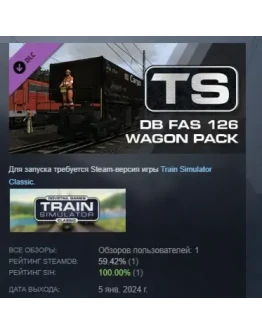 Train Simulator: DB Fas 126 DLC STEAM GIFT РОССИЯ Train Simulator: DB Fas 126 DLC STEAM GIFT РОССИЯ