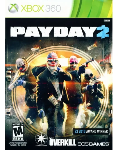 22 XBOX 360 Payday 2 + Farming Simul + Resident Evil