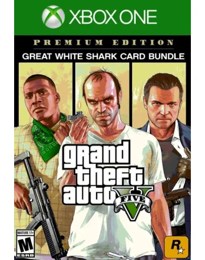 GTA V: Premium + Great White Shark Card XBOX КЛЮЧ