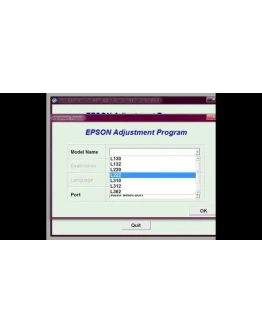 Epson Adjustment program L130 L222 L362 L364 L366