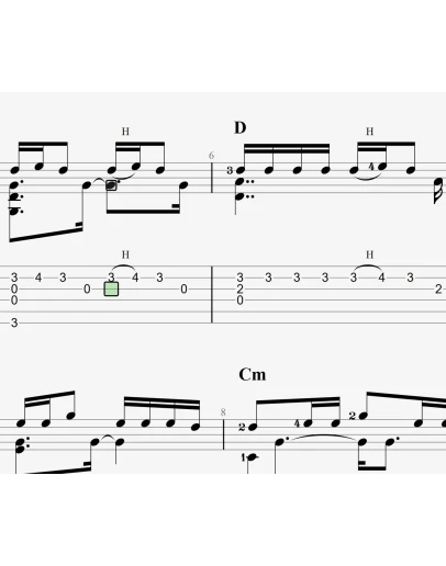 Пыяла (Аигел). Табы и ноты для гитары