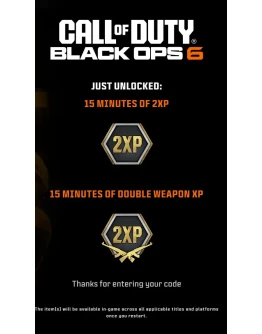 KEY15 Min Double XP+15 Min Weapon XP/MONSTER ENERGY