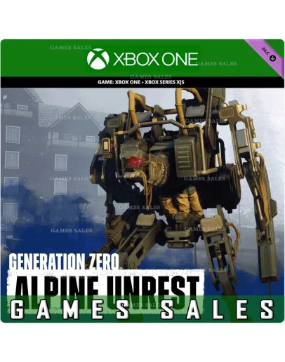 GENERATION ZERO - ALPINE UNRESTXBOX+PCКЛЮЧ GENERATION ZERO - ALPINE UNRESTXBOX+PCКЛЮЧ