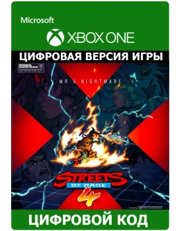 STREETS OF RAGE 4 MR. X NIGHTMARE DLCXBOXPC КЛЮЧ