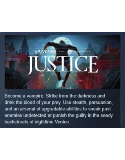 Vampire: The Masquerade - Justice STEAM GIFT РОССИЯ