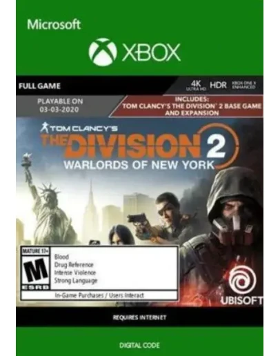 THE DIVISION 2 - WARLORDS OF NEW YORK EDITIONXBOX КЛЮЧ