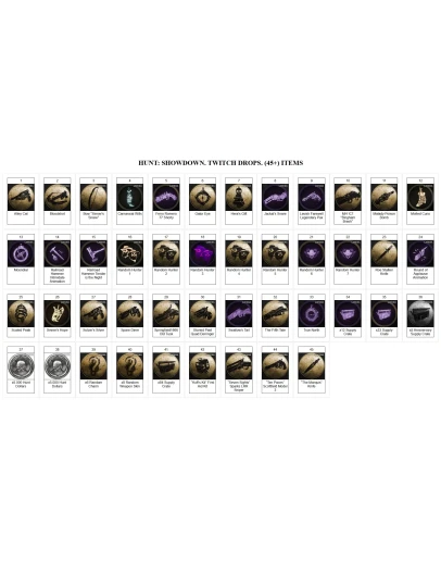 HUNT: SHOWDOWNТВИЧ ДРОПЫСКИНЫ 7 РАНДОМ ОХОТНИКОВ