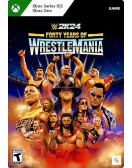 WWE 2K24 Forty Years WrestleMania Xbox One &amp Series XS