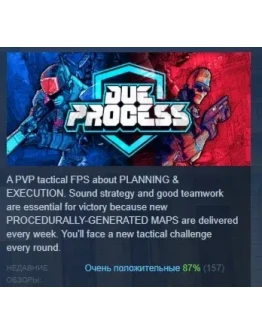 Due Process АВТОДОСТАВКА STEAM РОССИЯ Due Process АВТОДОСТАВКА STEAM РОССИЯ