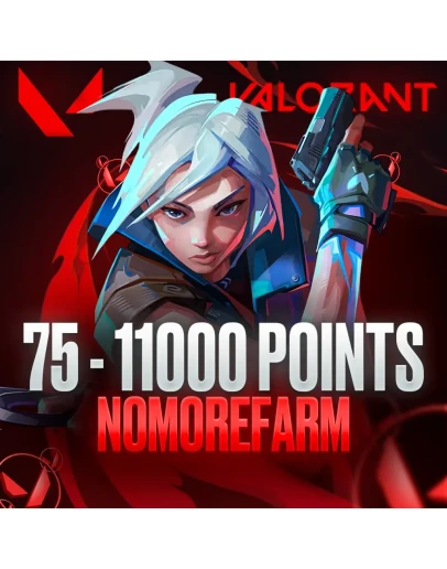 VALORANT РОССИЯ/ЕВРОПА/США 75-11000 VP