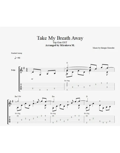 Take My Breath Away - OST 