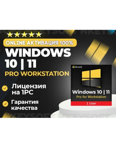 Windows 10 11 Pro Для рабочих станций ОНЛАЙН