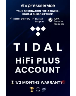 TIDAL HiFi PLUS СЧЕТ 1/2МЕСЯЦА ГАРАНТИЯ