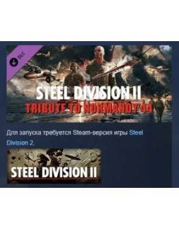 Steel Division 2 - Tribute to Normandy '44 DLC STEAM РФ