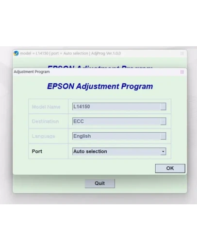 EPSON AdjProg Reset L14150 L14158