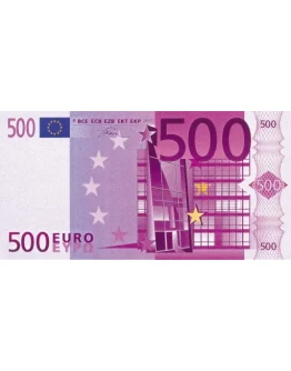 Отсканированные изображения Евро номиналом 5,10,20,50,100,200,500.