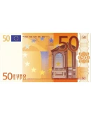 Отсканированные изображения Евро номиналом 5,10,20,50,100,200,500.