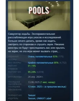POOLS 2024 АВТОДОСТАВКА STEAM РОССИЯ