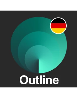 ГЕРМАНИЯ Outline VPN БЕЗЛИМИТ Стабильный ключ 1/6 м