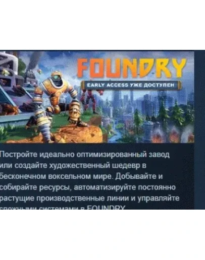 FOUNDRY - Founder's Edition АВТОДОСТАВКА STEAM РОССИЯ