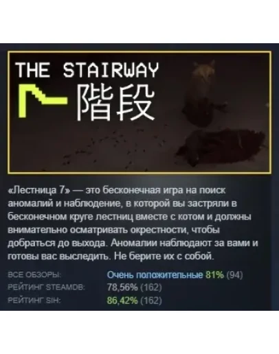 The Stairway 7 - Anomaly Hunt Loop Horror Game STEAM