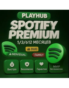 Spotify Premium 1-3-6-12 ЕгипетНигерия